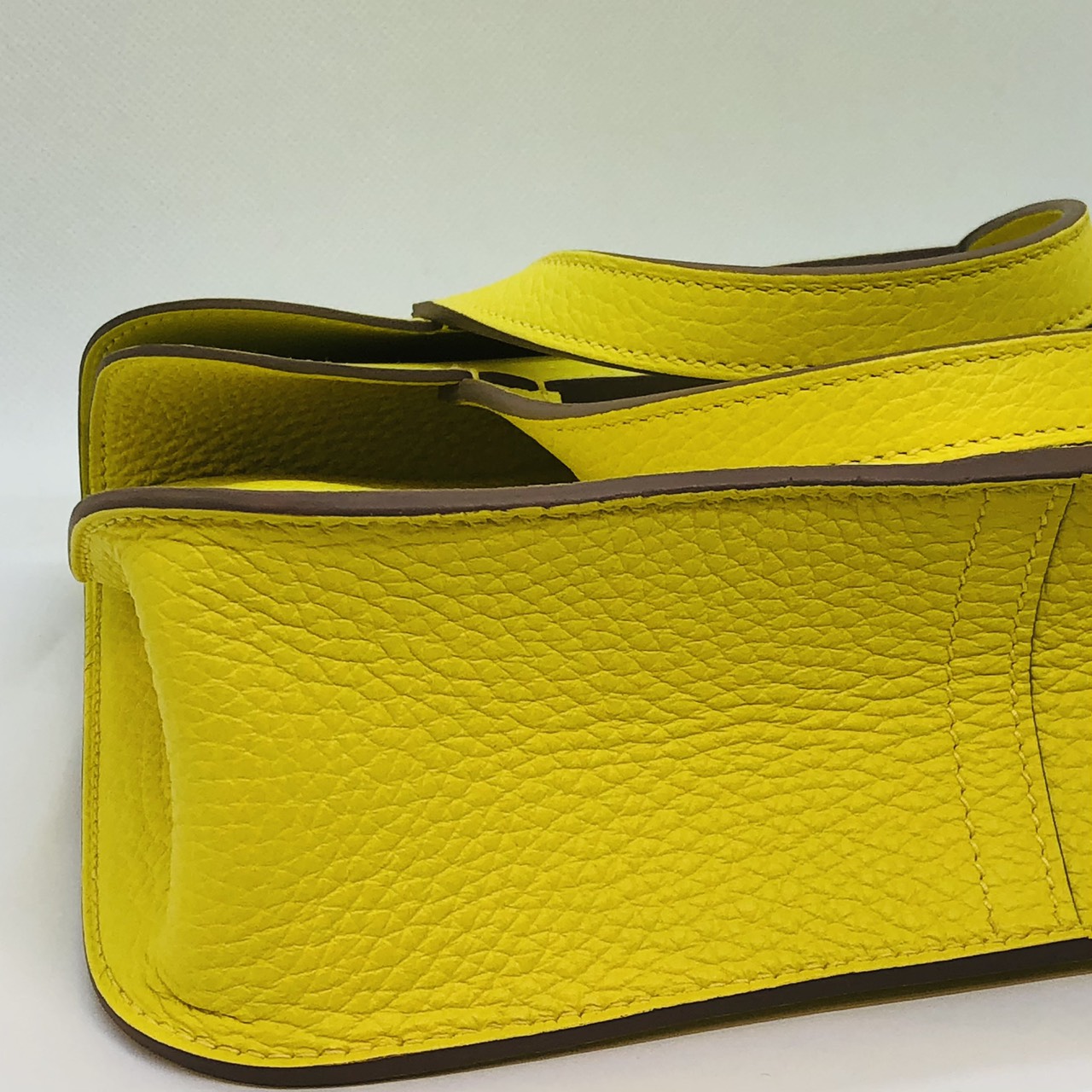 エルメス アルザン25　ライム トリヨンクレマンス シルバー金具　U刻印