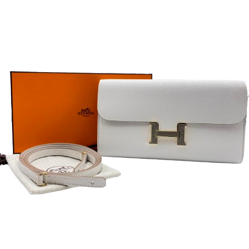 エルメス コンスタンストゥーゴー グリパール エプソン/リザード ゴールド金具 B刻印