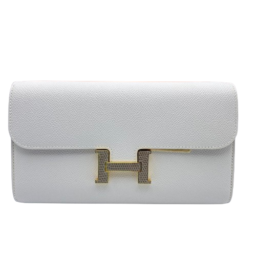 エルメス コンスタンストゥーゴー グリパール エプソン/リザード ゴールド金具 B刻印