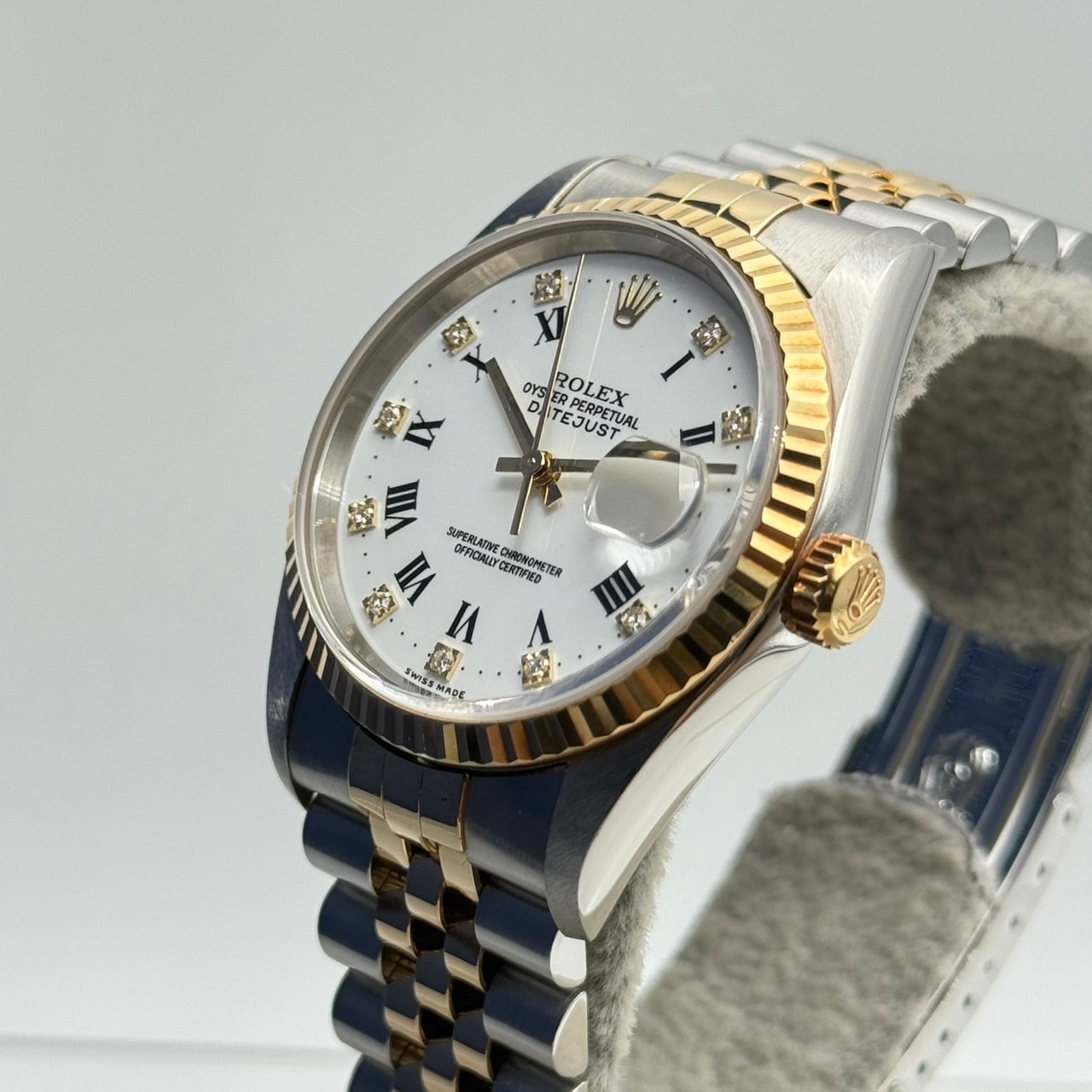 ロレックス デイトジャスト 16233 ホワイトローマ 36mm