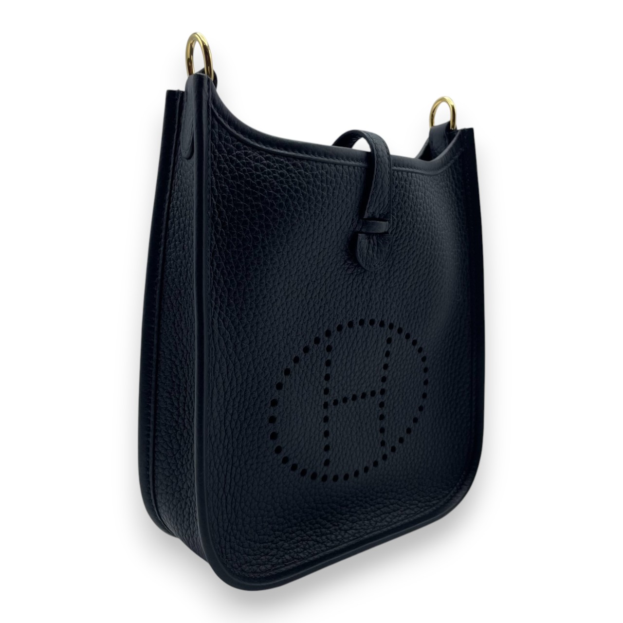 エルメス ミニエヴリン アマゾーヌ TPM ノワール トリヨンクレマンス ゴールド金具 W刻印