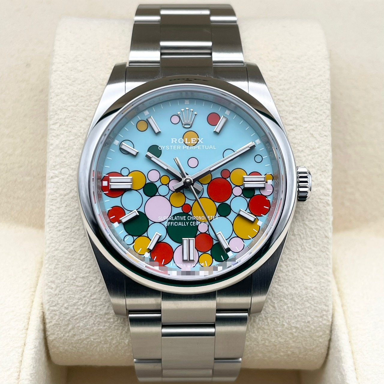 ロレックス オイスターパーペチュアル 126000 オイスターブレスレット セレブレーションモチーフ 36mm