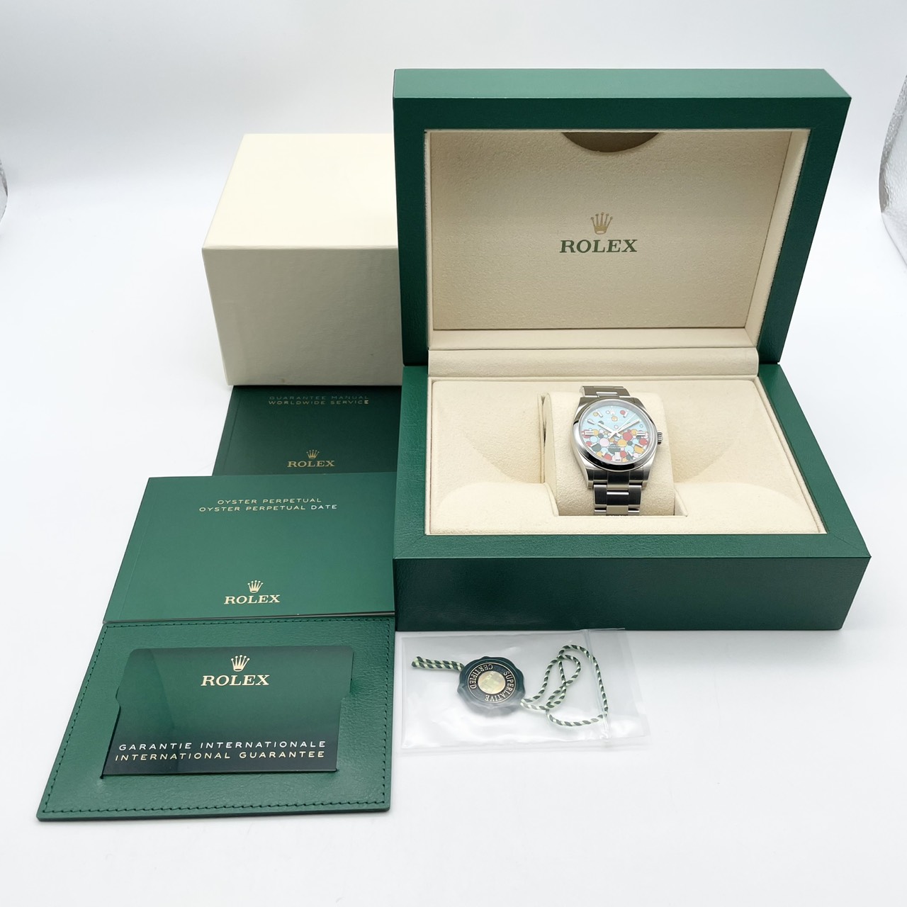 ロレックス オイスターパーペチュアル 126000 オイスターブレスレット セレブレーションモチーフ 36mm