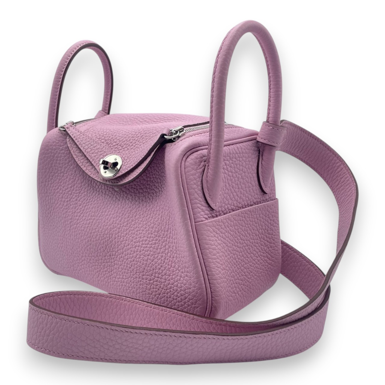 エルメス リンディミニ 20 モーヴシルベストル トリヨンクレマンス シルバー金具 U刻印