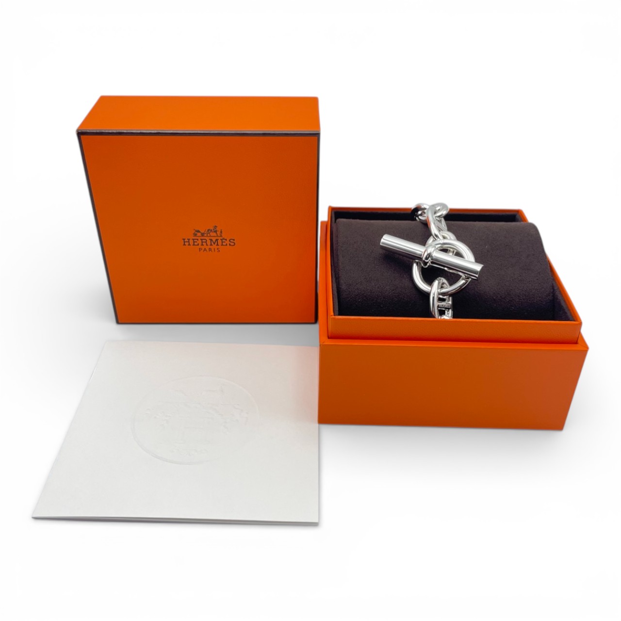 エルメス シェーヌ・ダンクル ブレスレット TGM シルバー925 12コマ