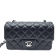 シャネル ミニフラップ ラムスキン A69900 ブラック