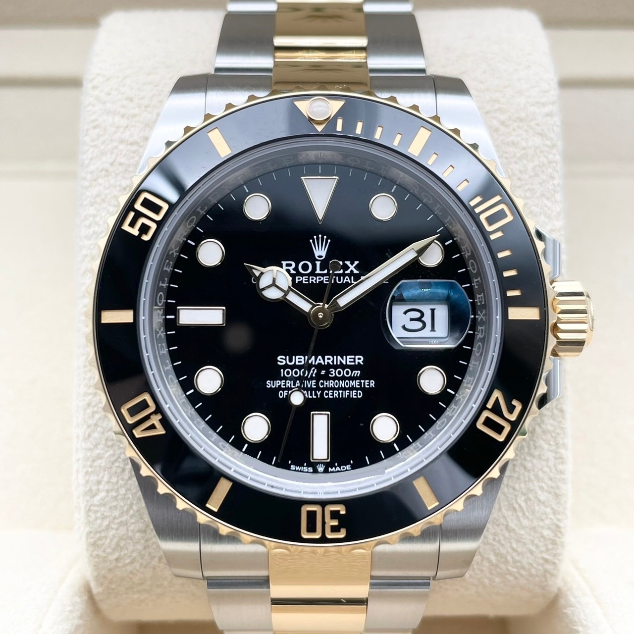 ロレックス サブマリーナデイト 126613LN ブラック ステンレススチール+イエローゴールド 41mm