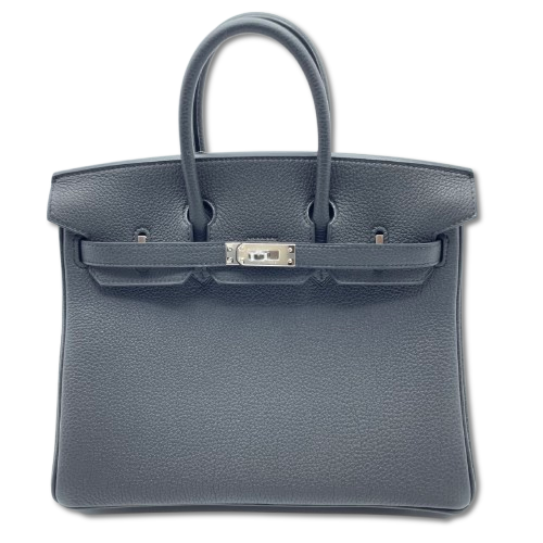 エルメス バーキン 25 プロン/ヴェールオリーブ トゴ シルバー金具 K刻印