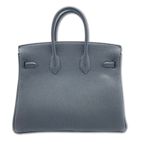 エルメス バーキン 25 プロン/ヴェールオリーブ トゴ シルバー金具 K刻印