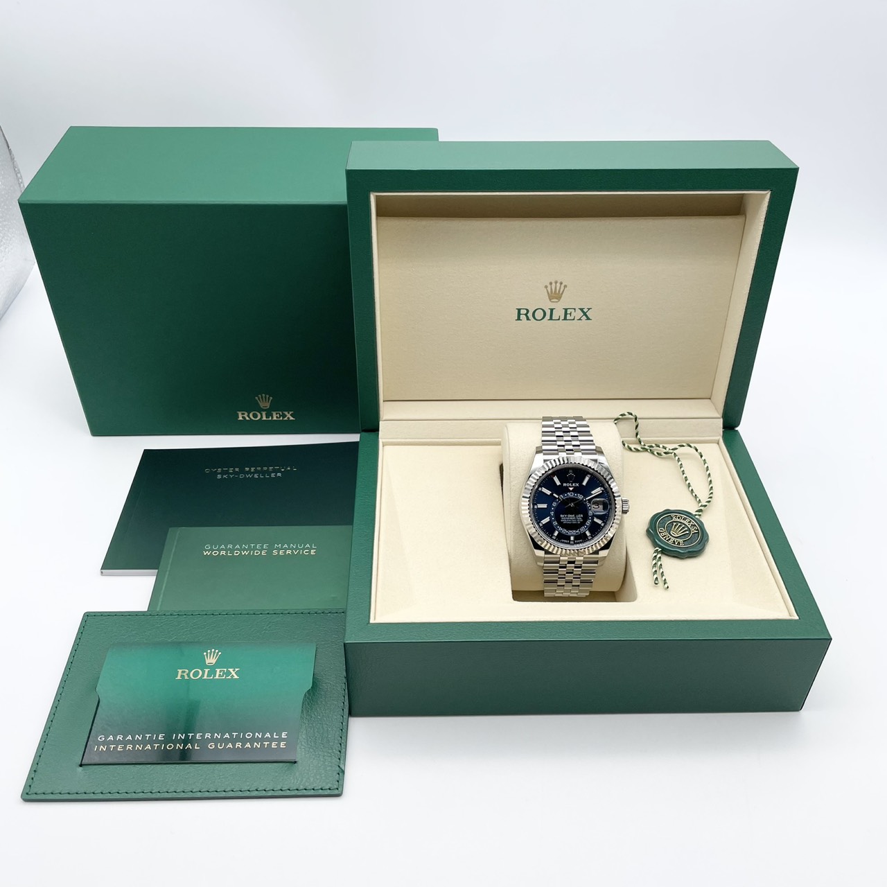 ロレックス スカイドゥエラー 336934 ブルー ジュビリーブレスレット 42mm