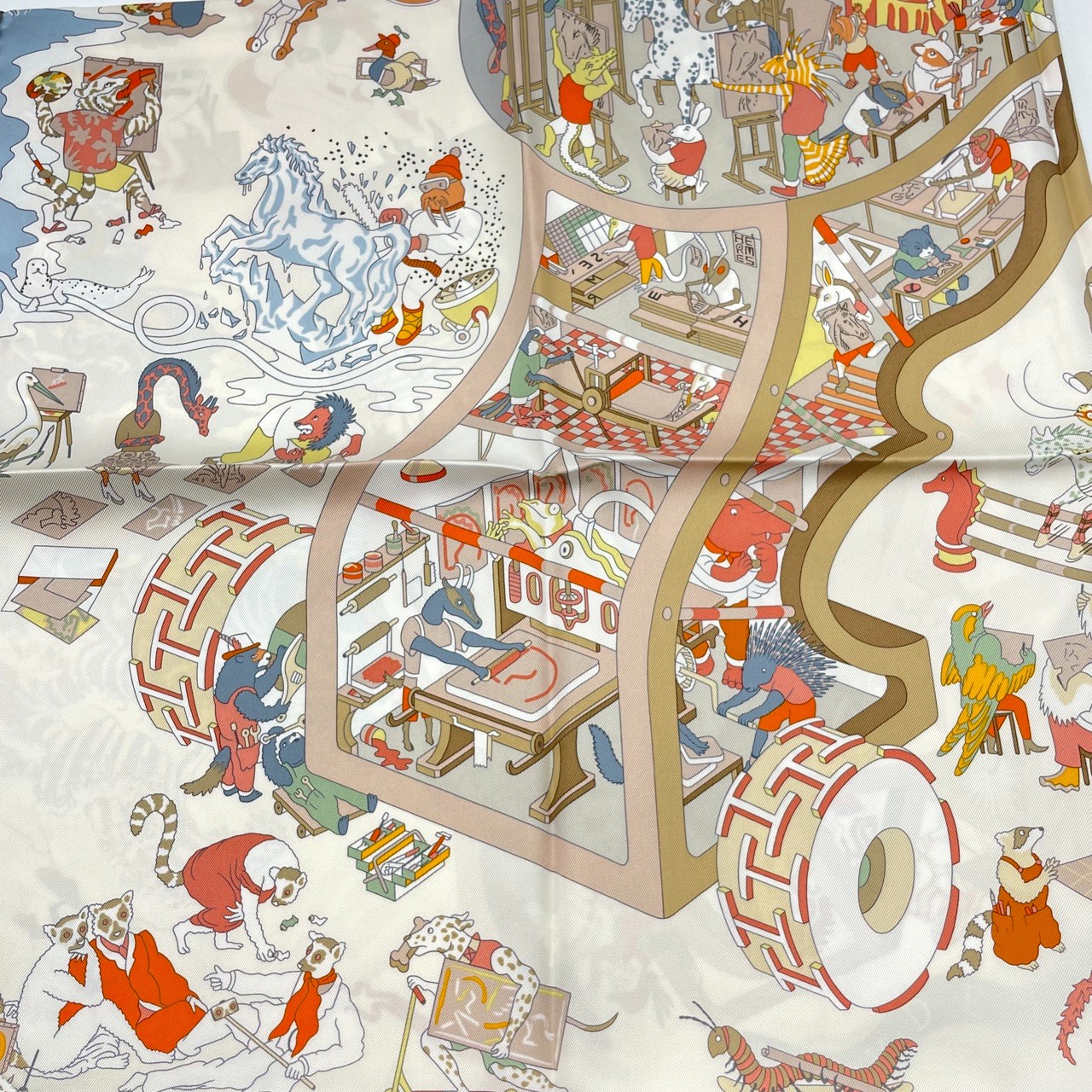 エルメス　カレ90 【アカデメイア】 新品未使用 新品 ·未使用 ·エルメス ·カレ 90 《アカデミア・イピカ》2025AW