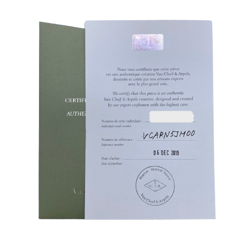 ヴァンクリーフ&アーペル スウィート アルハンブラ  パピヨン　ピアス　VCARN5JM00　マザーオブパール