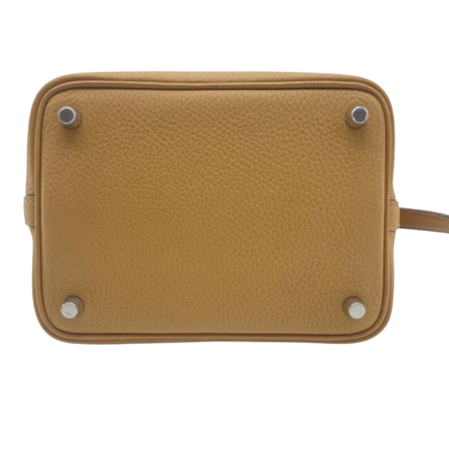 エルメス ピコタンロック PM ビスキュイ トリヨンクレマンス シルバー金具 U刻印