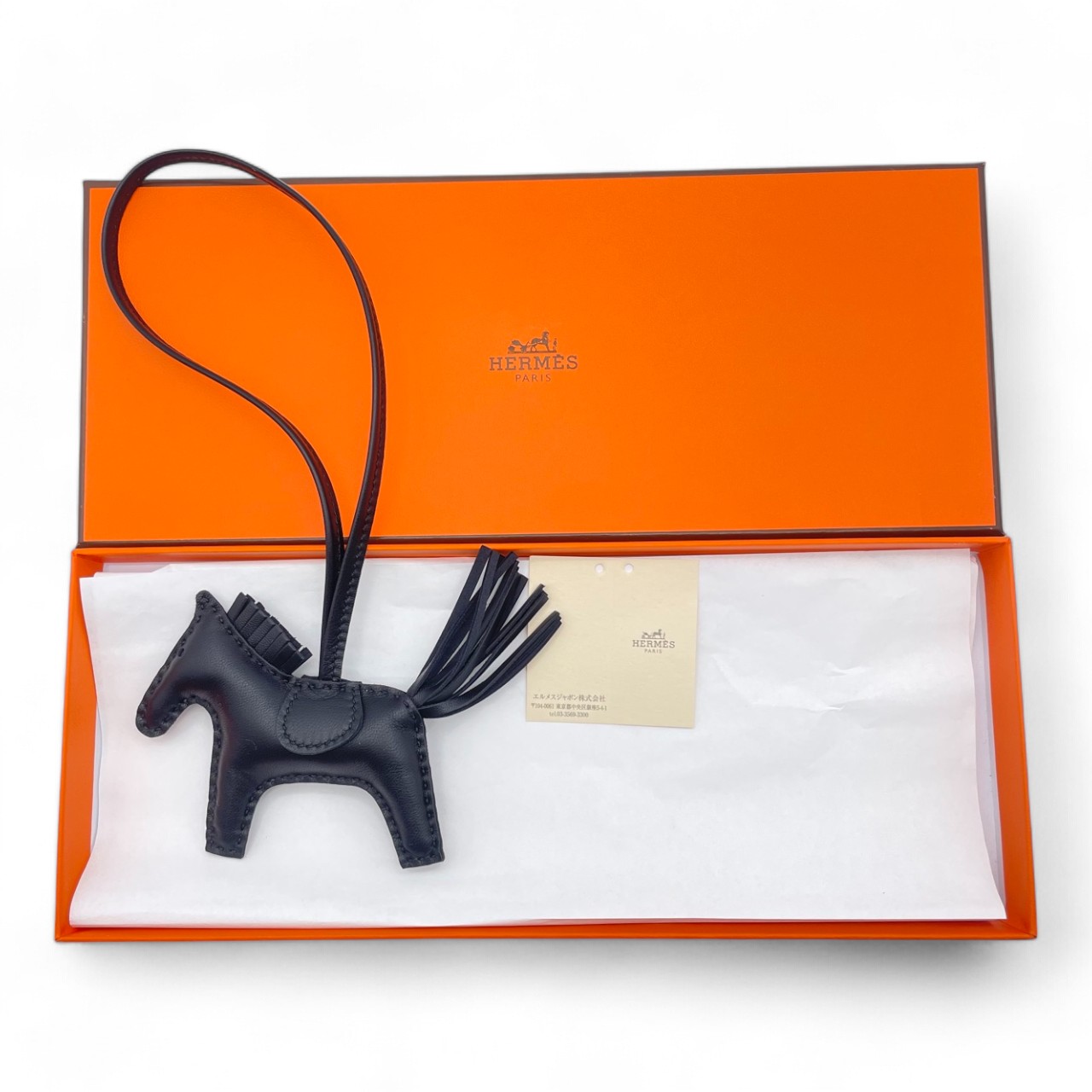 エルメス ロデオチャーム PM ノワール W刻印