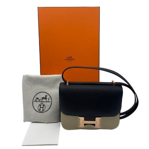 入手困難‼️HERMES エルメス べアン ゴールド金具 黒 ブラック オレンジ 入手困難‼️HERMES エルメス べアン ゴールド金具 黒 ブラック