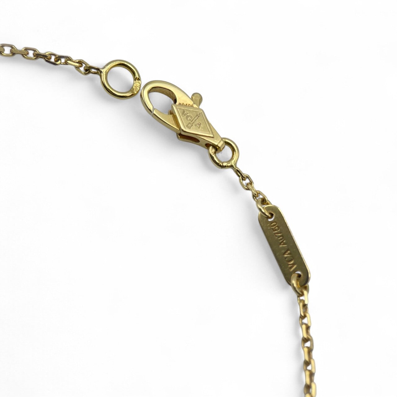 ヴァンクリーフ＆アーペル スウィート アルハンブラ ブレスレット VCARF68800 マザーオブパール イエローゴールド