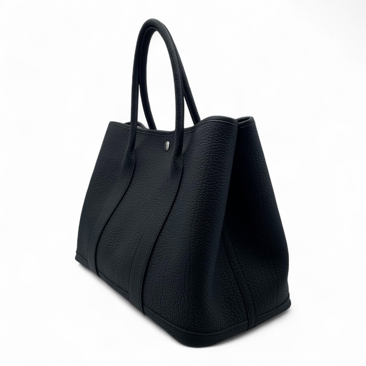 エルメス ガーデンパーティー PM ノワール ネゴンダ シルバー金具 K