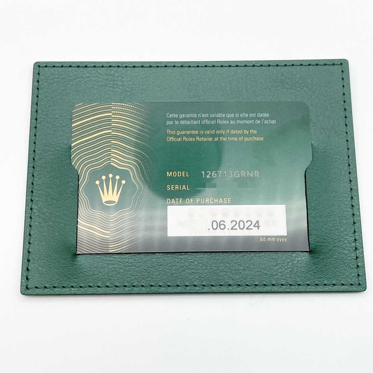 ロレックス GMTマスターII 126713GRNR ジュビリーブレス 40mm