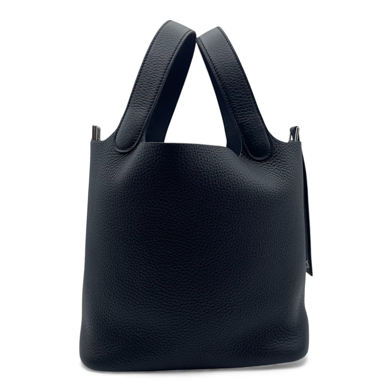 エルメス ピコタンロック MM ノワール トリヨンクレマンス シルバー金具 K刻印