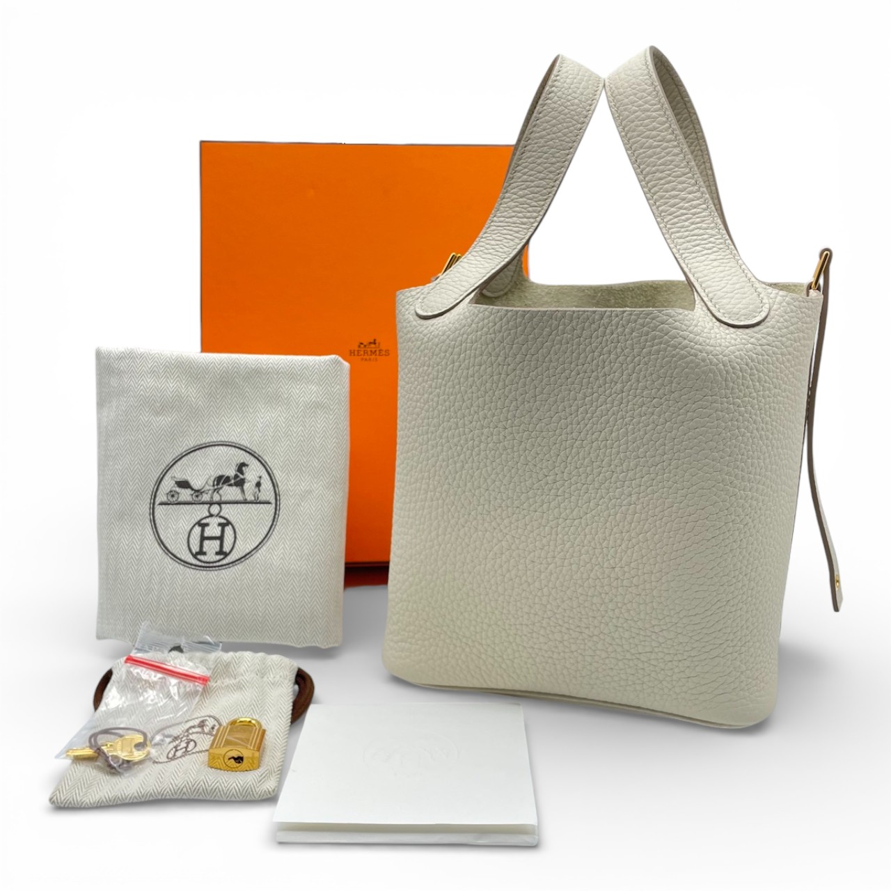 エルメス ピコタンロック PM べトン トリヨンクレマンス ゴールド金具 B刻印