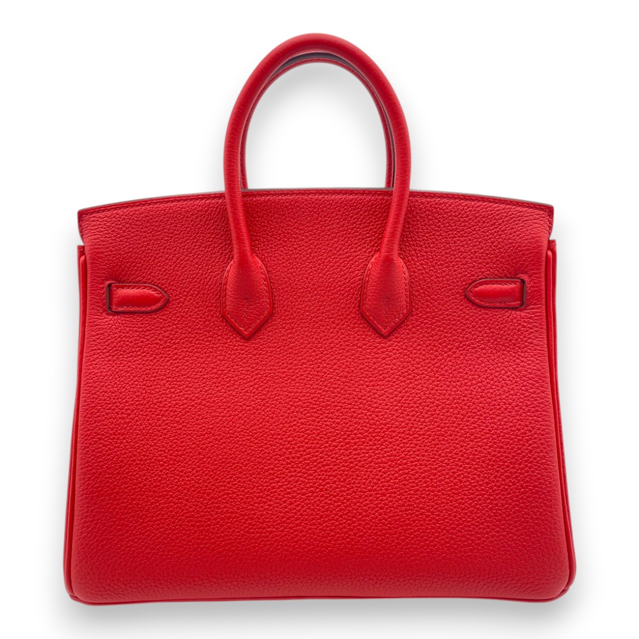 エルメス バーキン 25 ルージュドクール トゴ シルバー金具 K刻印