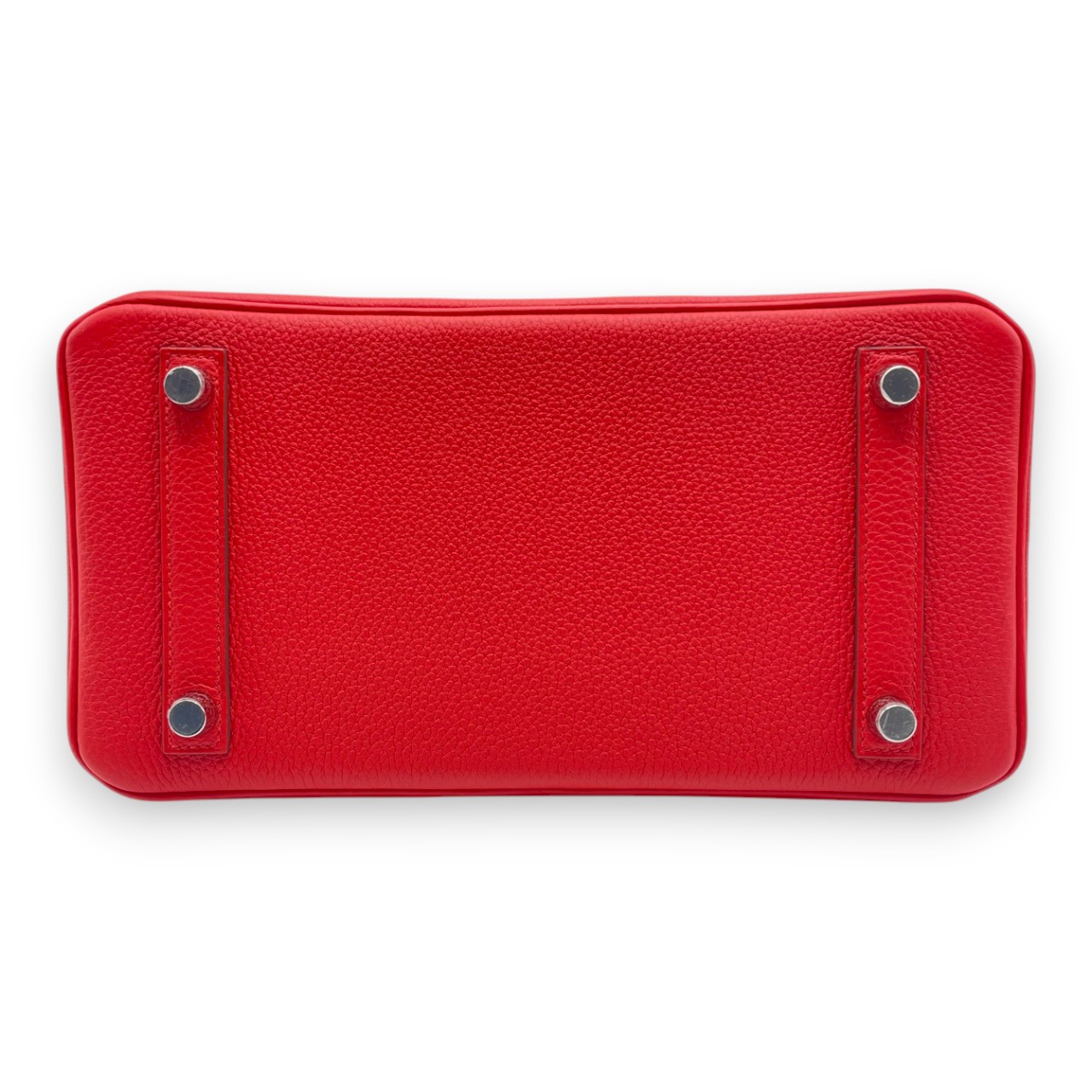 エルメス バーキン 25 ルージュドクール トゴ シルバー金具 K刻印