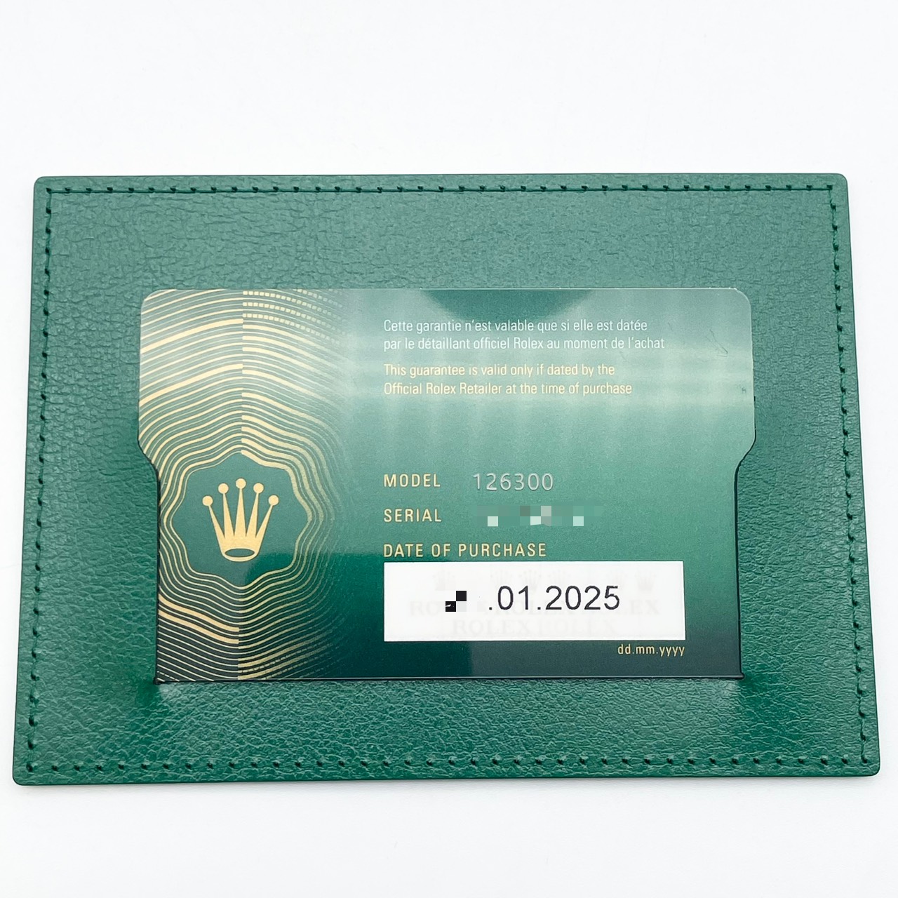 ロレックス デイトジャスト 126300 ブラック オイスターブレスレット 41mm