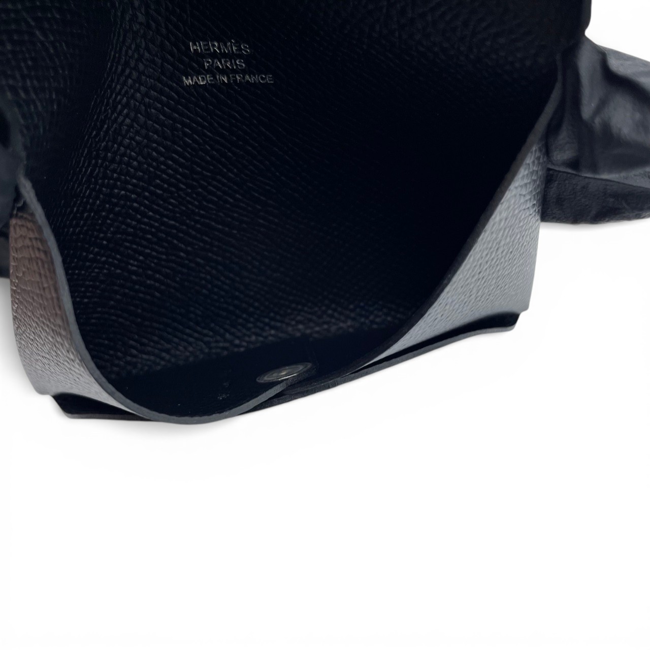 エルメス カルヴィ ノワール エプソン シルバー金具 U刻印