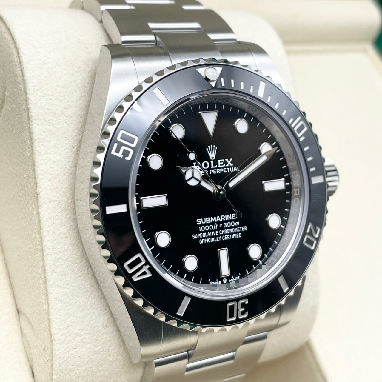 【保証書日付2026年3月！】 ロレックス サブマリーナ ノンデイト 124060 ブラック 41mm