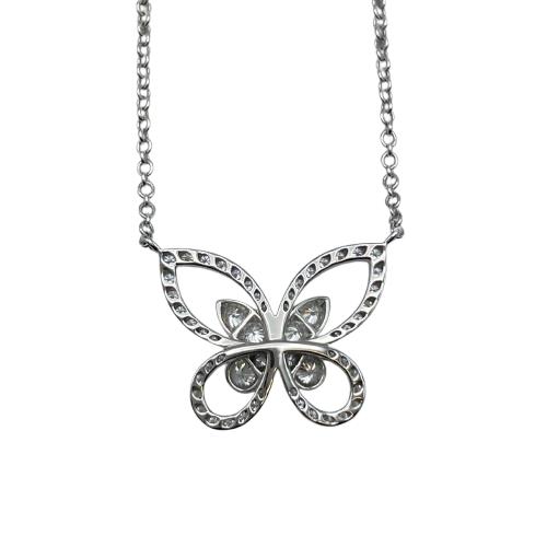 グラフ マルチバタフライシルエットペンダント ホワイトゴールド