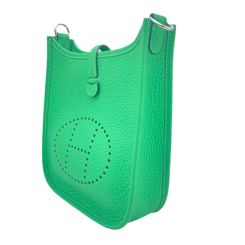 エルメス ミニエヴリン TPM ヴェールコミック トリヨンクレマンス シルバー金具 B刻印