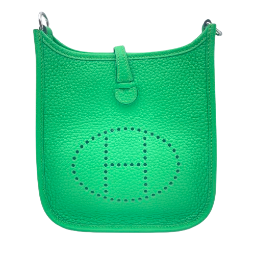 エルメス ミニエヴリン TPM ヴェールコミック トリヨンクレマンス シルバー金具 B刻印