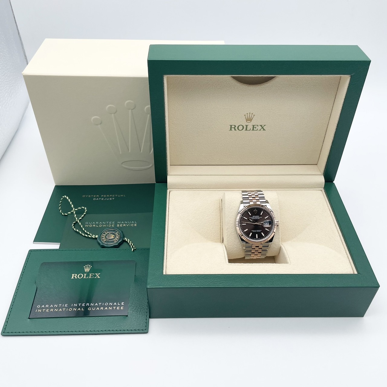 ロレックス デイトジャスト 126231 チョコレート ジュビリーブレス