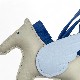 エルメス ペガサスチャーム PM クレ/ブルーフランス/ブルーブリュム W刻印