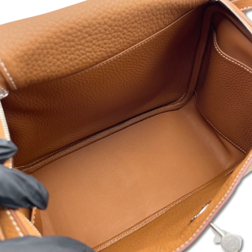 エルメス リンディ 26 ゴールド トリヨンクレマンス シルバー金具 K刻印