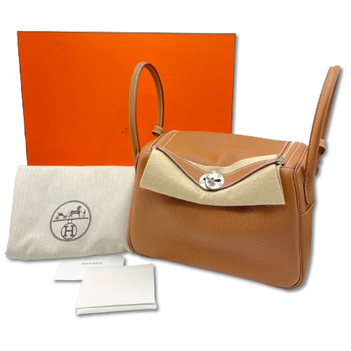 エルメス リンディ 26 ゴールド トリヨンクレマンス シルバー金具 K刻印