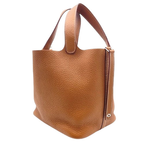 エルメス ピコタンロック MM ゴールド トリヨンクレマンス シルバー金具 K刻印