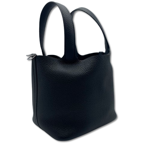 エルメス ピコタンロック MM ノワール トリヨンクレマンス シルバー