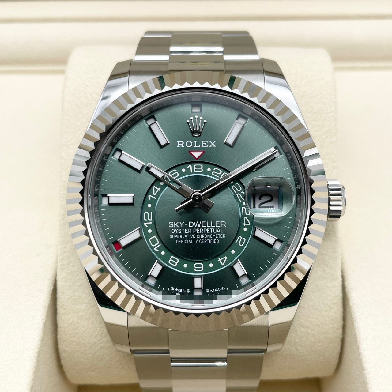 ロレックス スカイドゥエラー 336934 ミントグリーン オイスターブレス 42mm