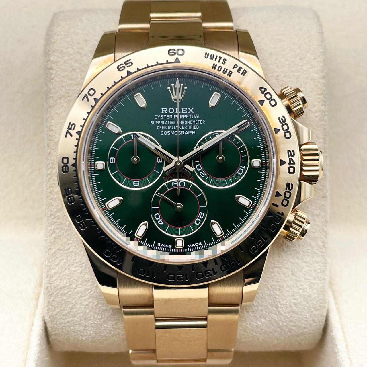 ロレックス デイトナ 116508 グリーン オイスターブレスレット 40mm