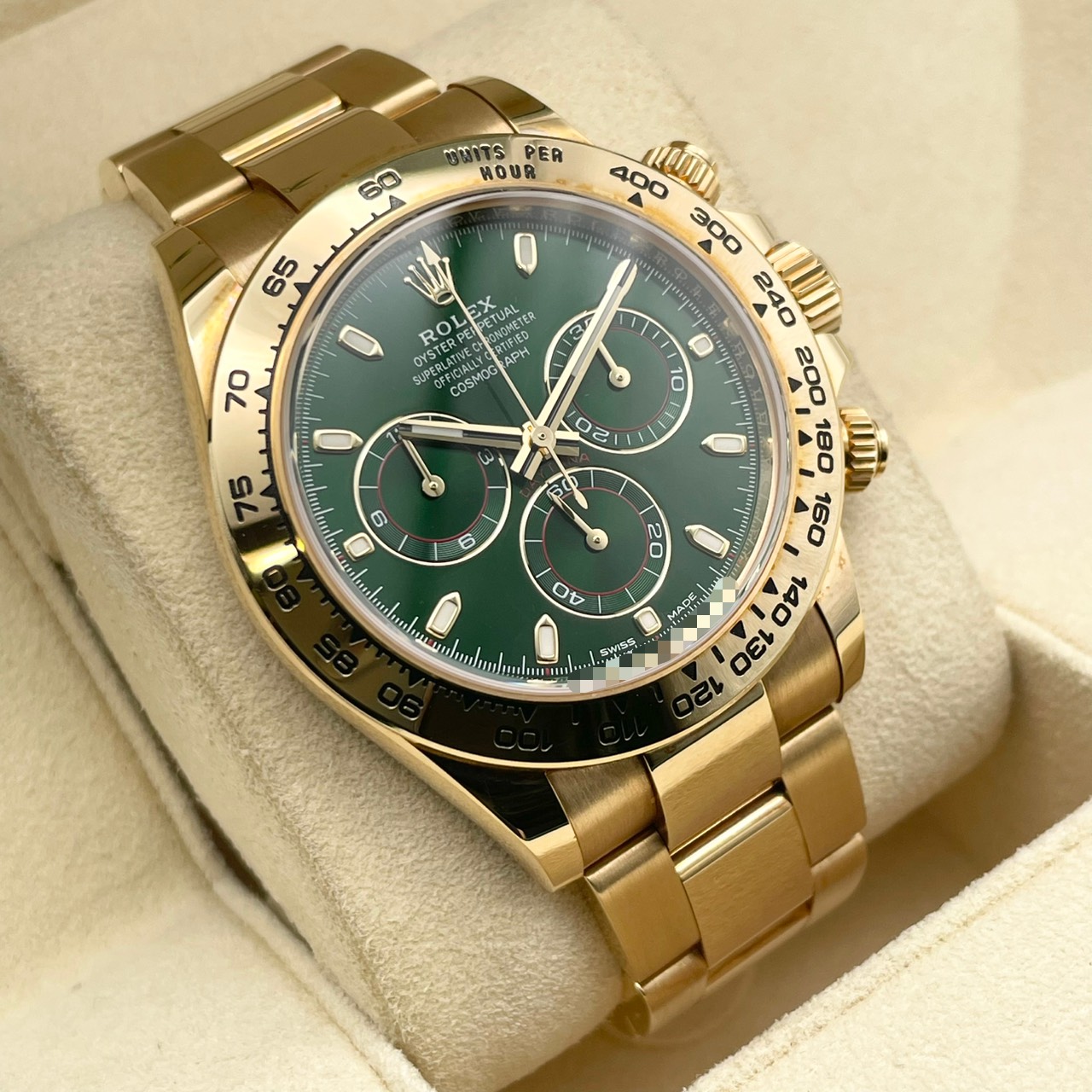 ロレックス デイトナ 116508 グリーン オイスターブレスレット 40mm