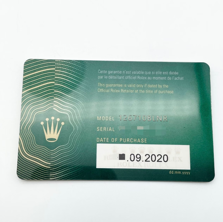 【新ギャラ付属！】 ロレックス GMTマスターII 126710BLNR バットマン ジュビリーブレス 40mm