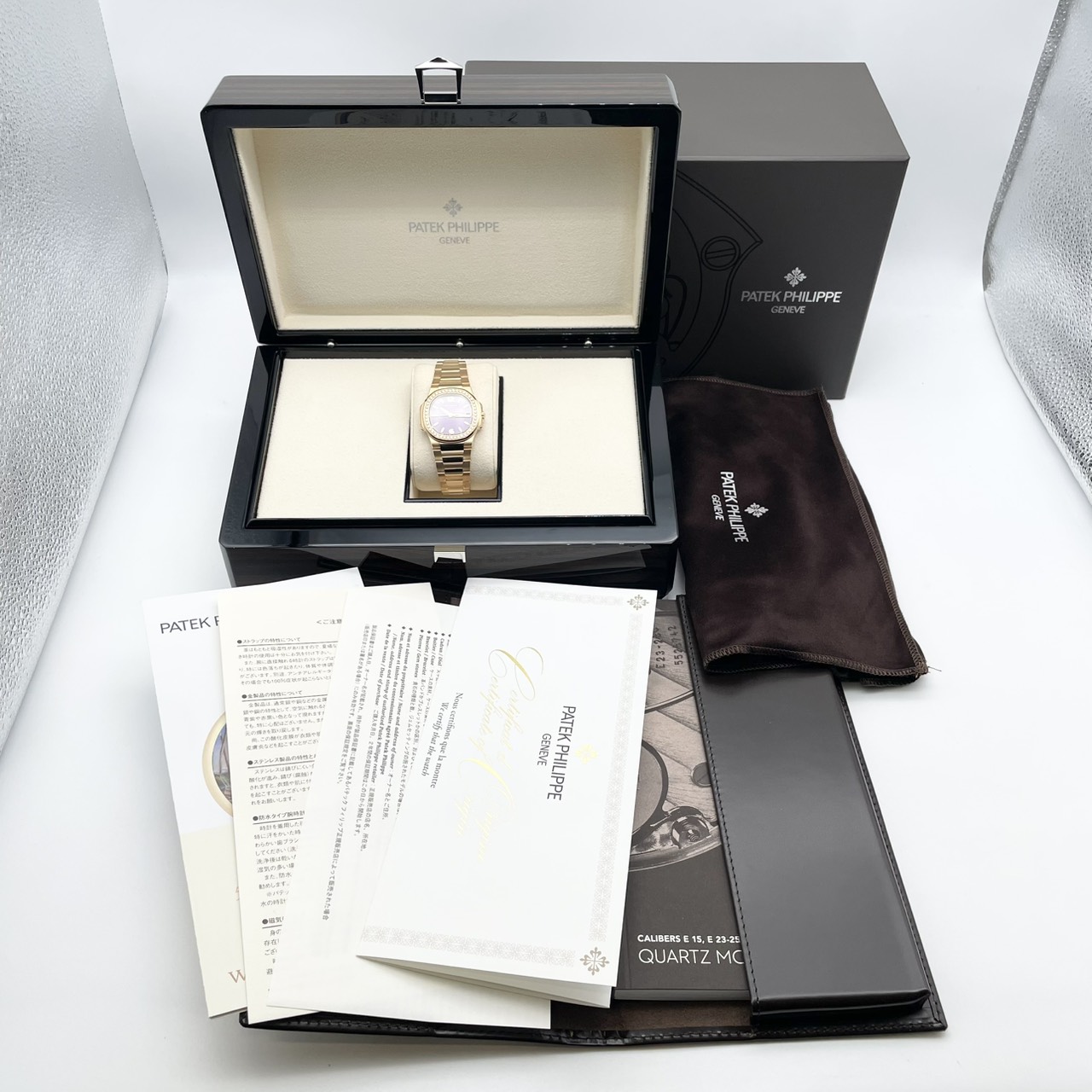 【箱・保証書完備】パテックフィリップ ノーチラス 7010R-013 パープル ローズゴールド 32㎜