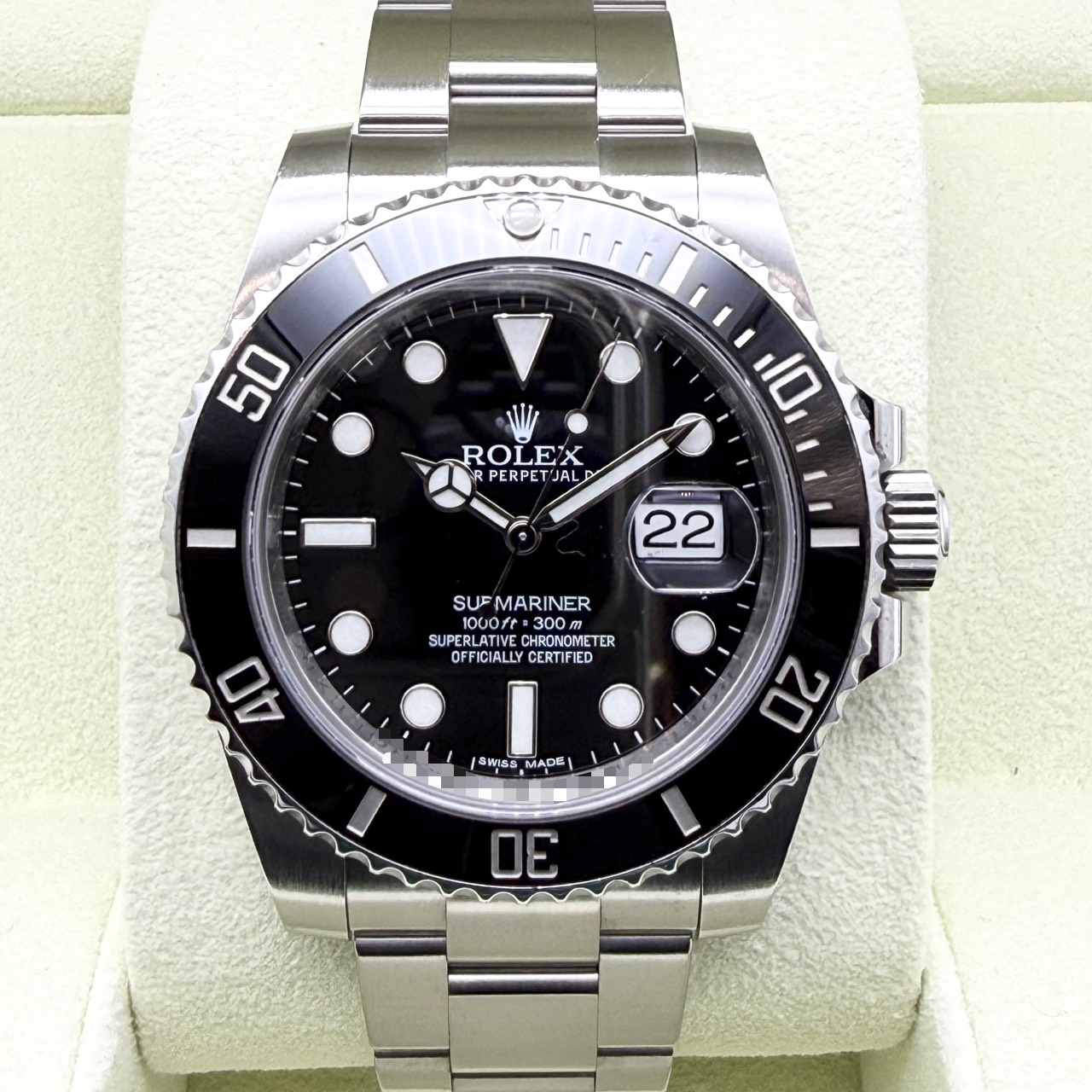 ロレックス サブマリーナ デイト 116610LN ブラック オイスターブレスレット 41mm