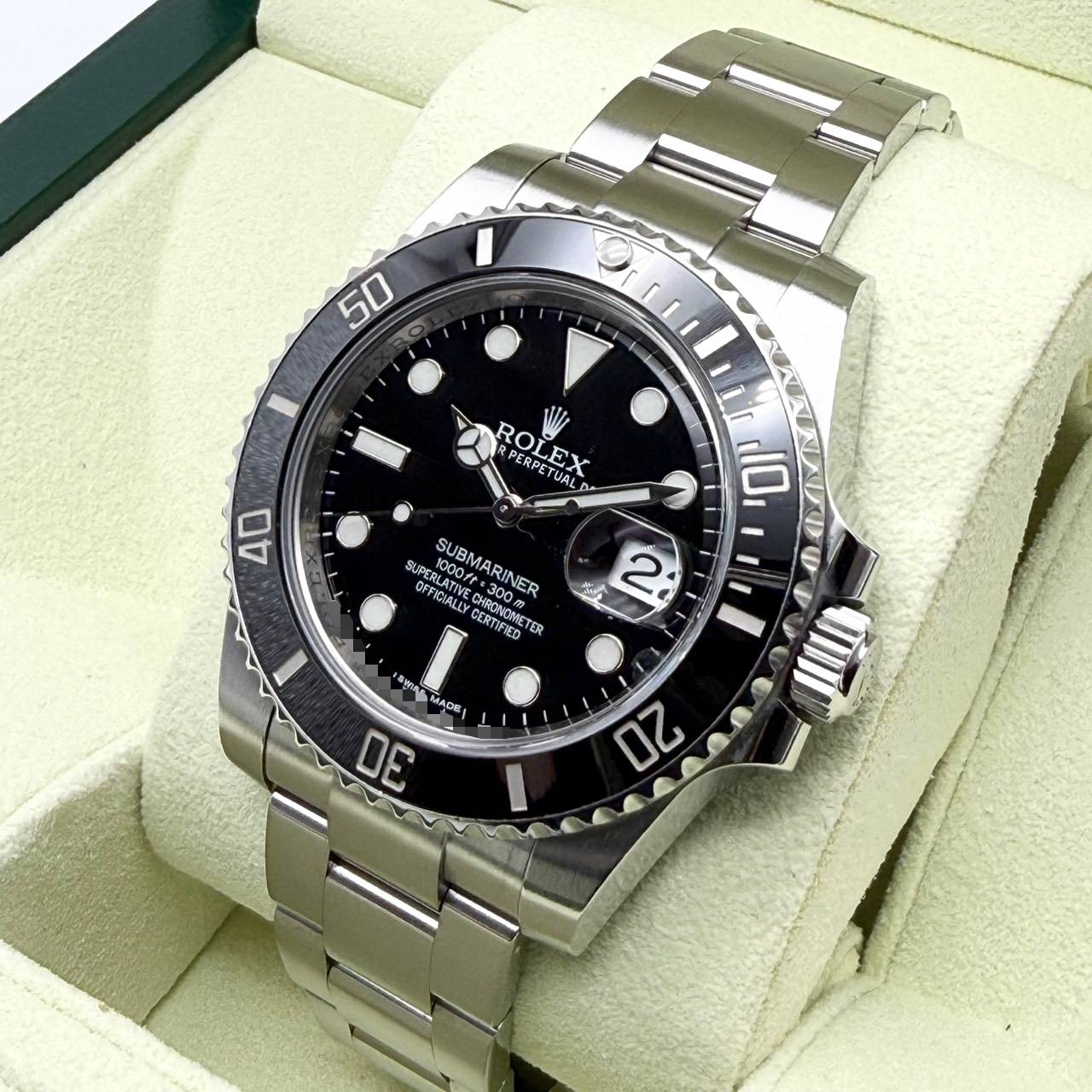 ロレックス サブマリーナ デイト 116610LN ブラック オイスターブレスレット 41mm