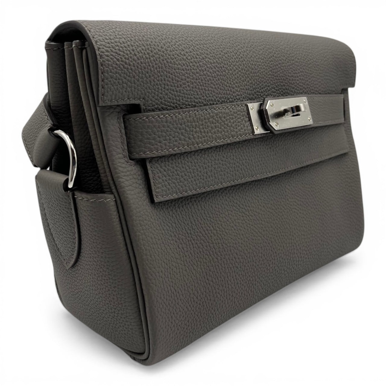 エルメス ケリーメッセンジャー PM グリエタン トゴ シルバー金具 G刻印