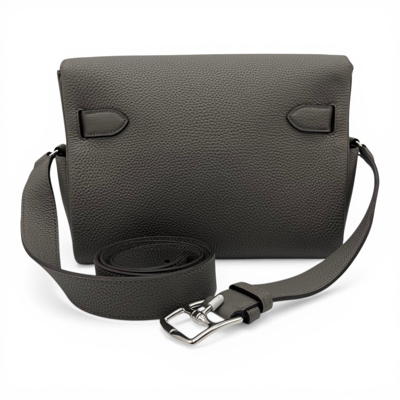 エルメス ケリーメッセンジャー PM グリエタン トゴ シルバー金具 G刻印