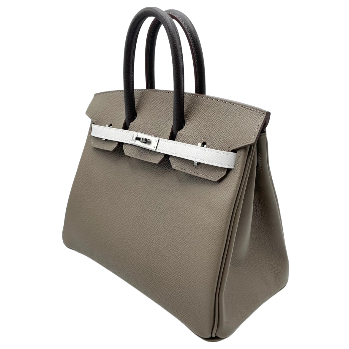 【専用】新品 B刻HERMESエルメス バーキン25 グリーエタンエプソン エルメス バーキン25 グリパンタン トゴ シルバー金具 | エルメス