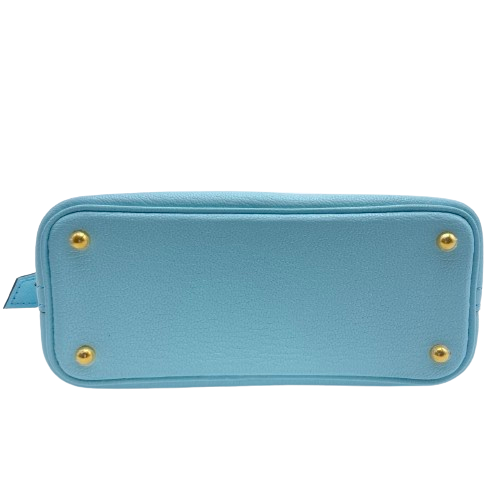 エルメス ボリードミニ セレスト シェーブル ゴールド金具 B刻印