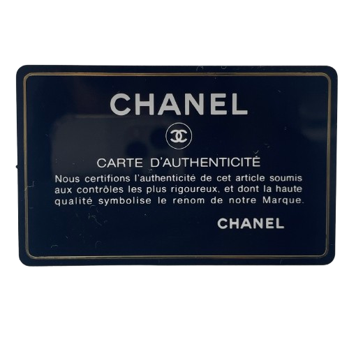 シャネル ココハンドル キャビアスキン ブルー